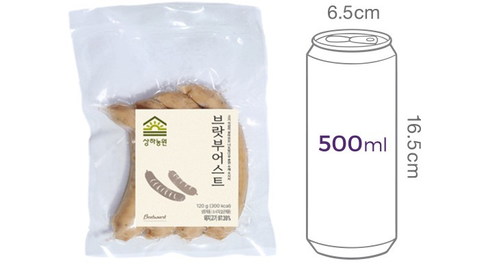 [상하농원] 브랏부어스트 120g
