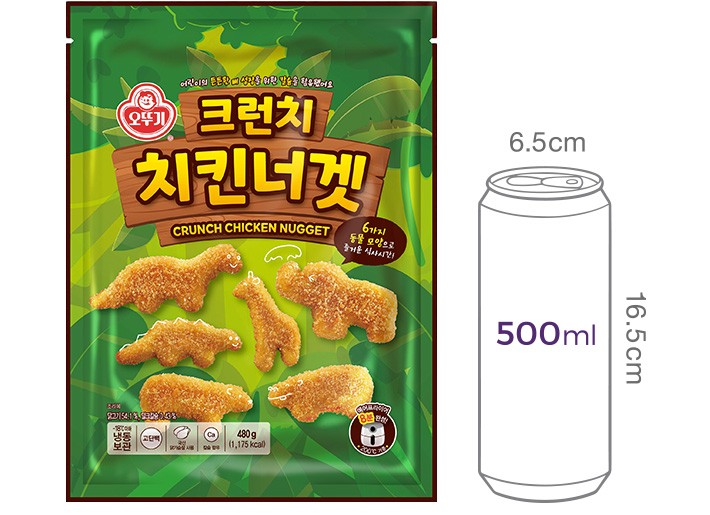 [오뚜기] 크런치 치킨너겟 480g
