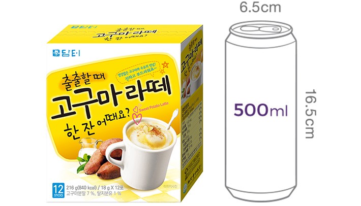  [담터] 고구마라떼 (18g X 12포) 
