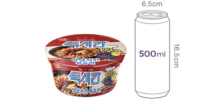 [멕시칸] 양념치킨 볶음면 컵