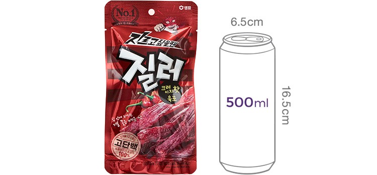 [질러] 크레이지 핫 육포 30g