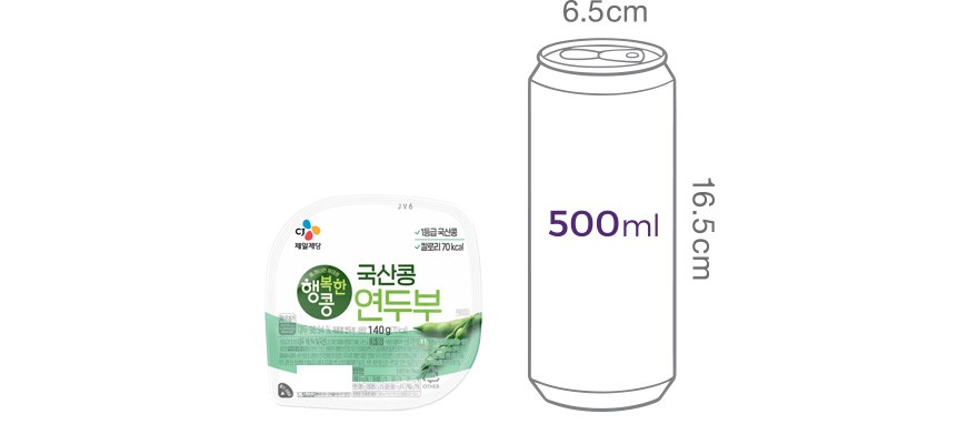 [CJ] 행복한콩 국산콩 연두부