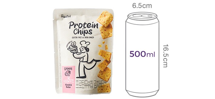 [Project H] 프로틴두부칩 김치버터 50g