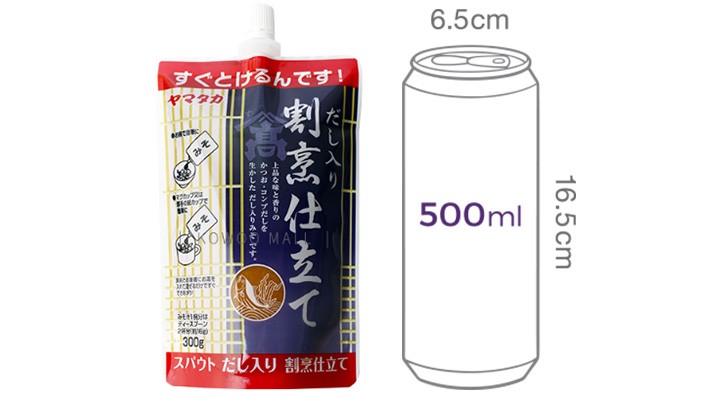 [야마타카] 다시이리 미소 파우치된장 300g