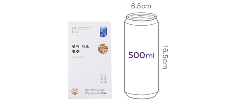 [덕화명란] MSC인증 한끼 한포 명란