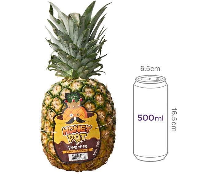[스미후루] 감숙왕 허니팟 파인애플 2.2kg 내외