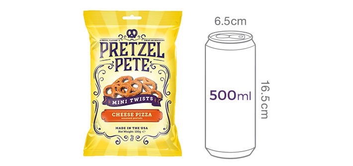 [프레첼피트] 시즈닝 프레첼 치즈피자 100g