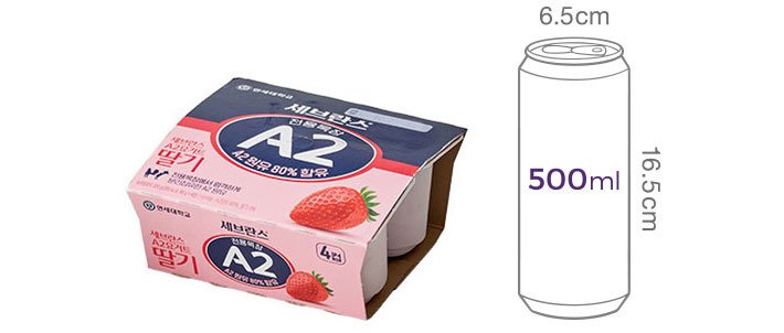 [연세우유] A2 떠먹는 요거트 딸기 80gX4개입