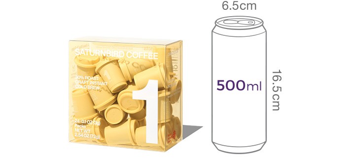 [새턴버드] 콜드브루 인스턴트 커피 No.1 라이트 (3g x 24개)