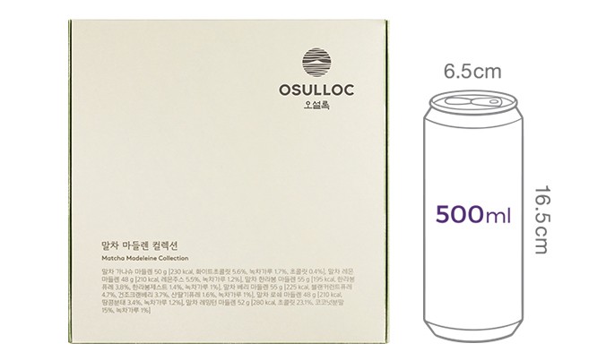 [오설록] 말차 마들렌 컬렉션 6가지맛 308g