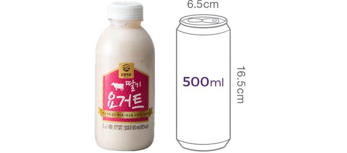 [강훈목장] 수제 요거트 딸기 500mL