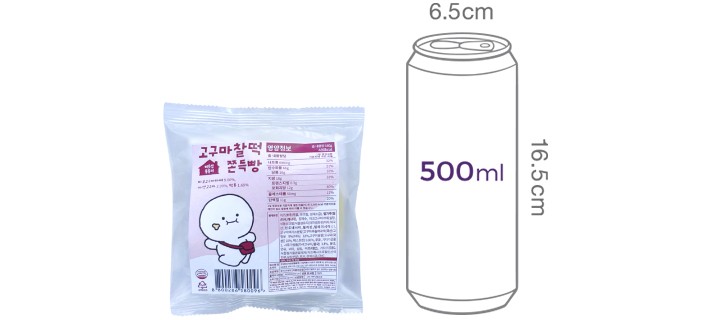 [이웃집통통이] 고구마찰떡 쫀득빵 180g