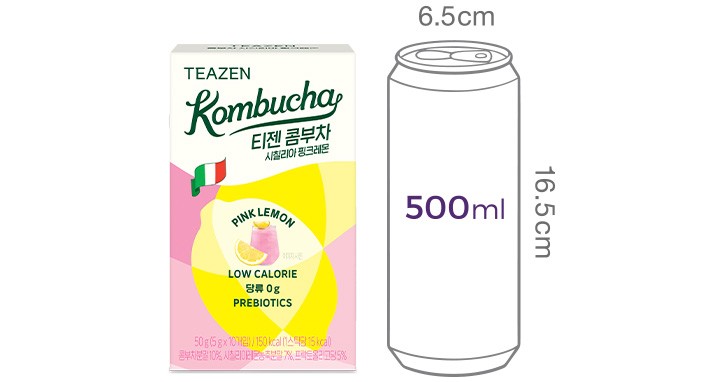 [티젠] 콤부차 시칠리아 핑크레몬 10개입