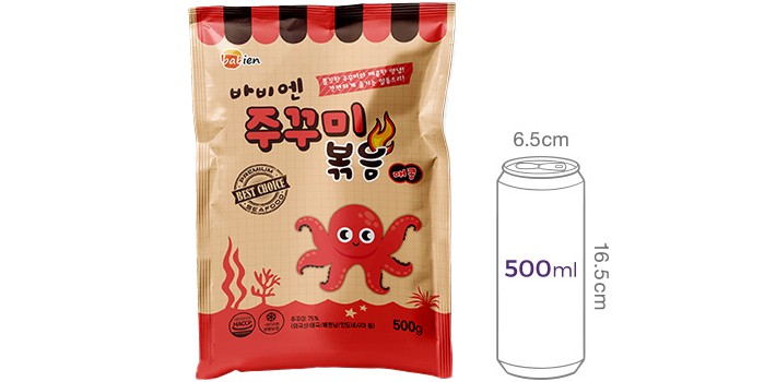[바비엔] 주꾸미 볶음 500g
