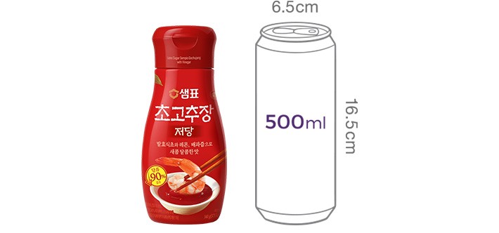[샘표] 저당 고추장 초고추장 340g