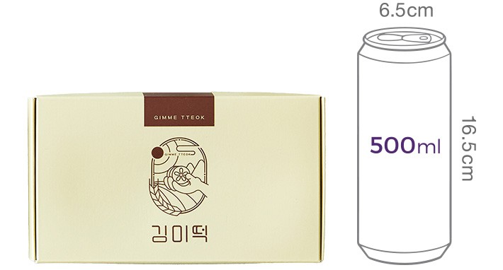 [김미떡] 저당 팥앙금 미니 가래떡 400g