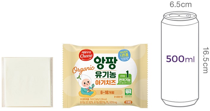 [앙팡] 아기치즈 스텝1 (18g X 20입)