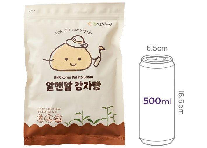 감자빵 생지 (80gX5개입)