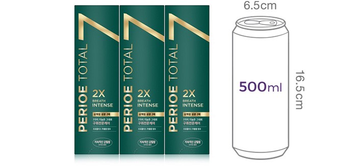 [페리오] 토탈7 인텐스 치약 3개입 (프리징)