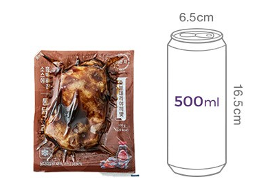 [탄단지] 소스 흠뻑빠진 통 닭다리살 숯불데리야끼맛 (1개입)