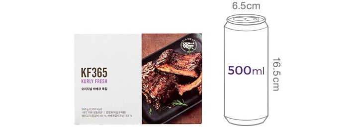 [KF365] 오리지널 바베큐폭립 500g