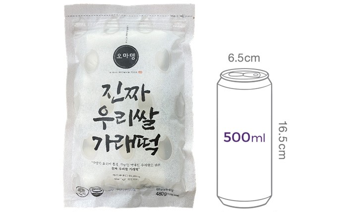 [오마뎅] 진짜 우리쌀 물떡 가래떡 480g