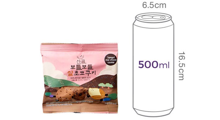 [에코맘의산골이유식] 산골 보들보들 쌀초코쿠키 40g