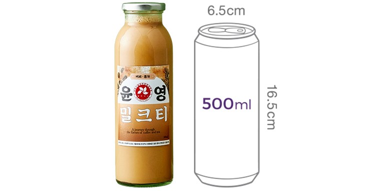 [틸리셔스] 수제 커피&홍차 윤영밀크티 500mL