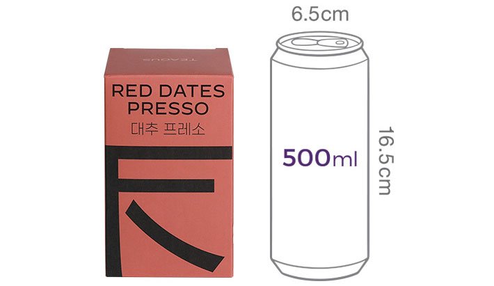 [티어스] 한국 고유차 대추 프레소 22g*6입