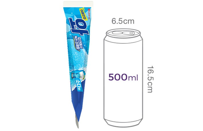 [롯데웰푸드] 와 소다맛 쭈쭈바 140mL