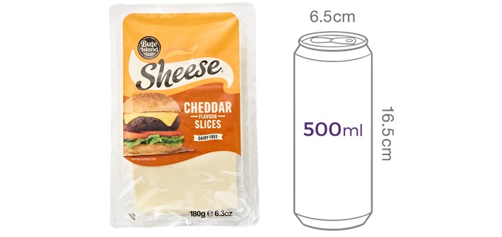 [쉬즈] 비건 체다 슬라이스 치즈 180g