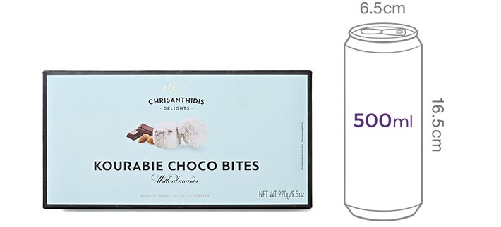 [쿠라비에] 화이트 스노우 쿠키 초코 & 아몬드 270g