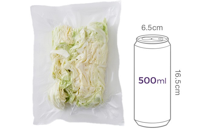 [바름팜] 제주에서 온 친환경 사각 컷 양배추 300g