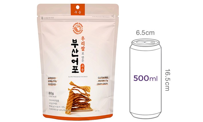 [부산어포] 우리쌀로 만든 구운 부산어포 80g