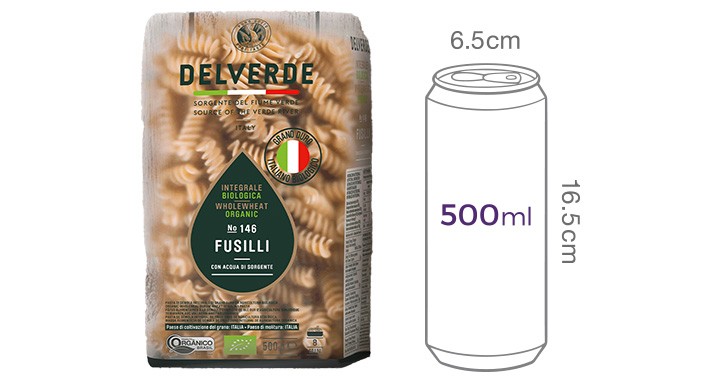 [델베르데] 유기농 통밀 푸실리