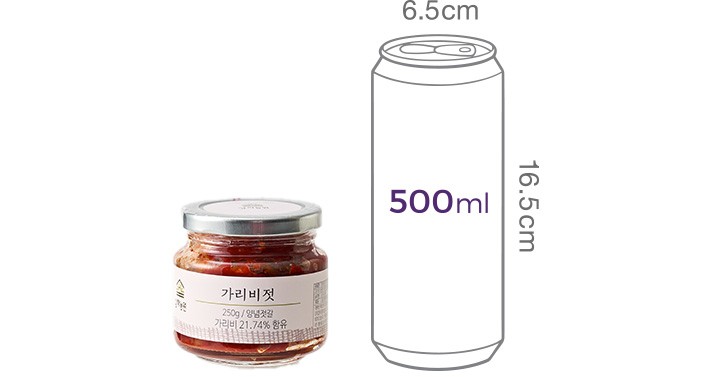 [상하농원] 가리비젓 250g