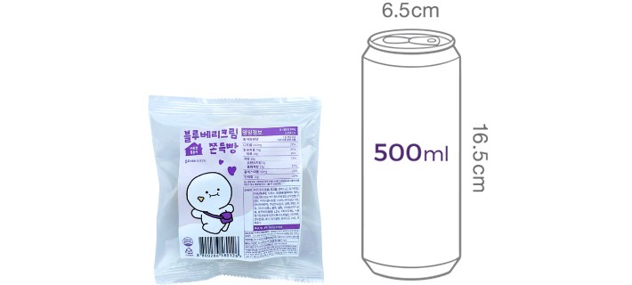 [이웃집통통이] 블루베리크림 쫀득빵 180g
