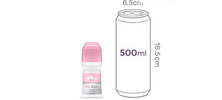 [온더바디] 46cm 롤온 데오드란트 플로럴 파우더 75ML