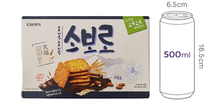 [크라운] 소복소복 소보로 240g