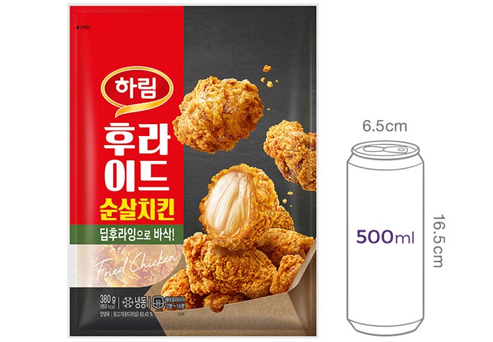 [하림] 후라이드 순살치킨 380g