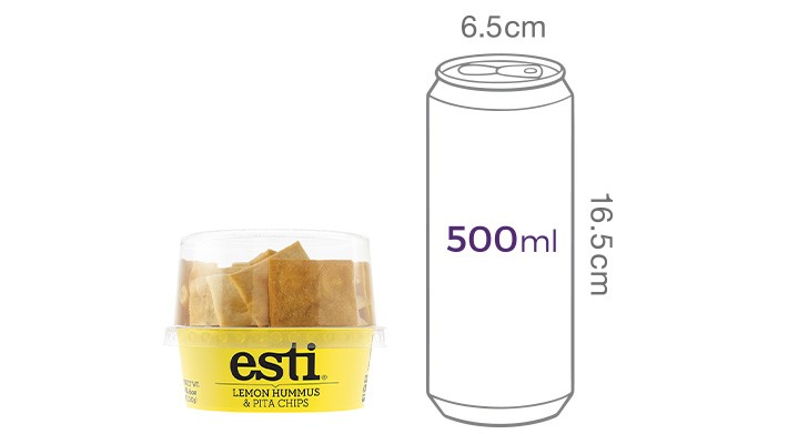 [ESTI] 레몬 후무스 & 피타 칩스 130g