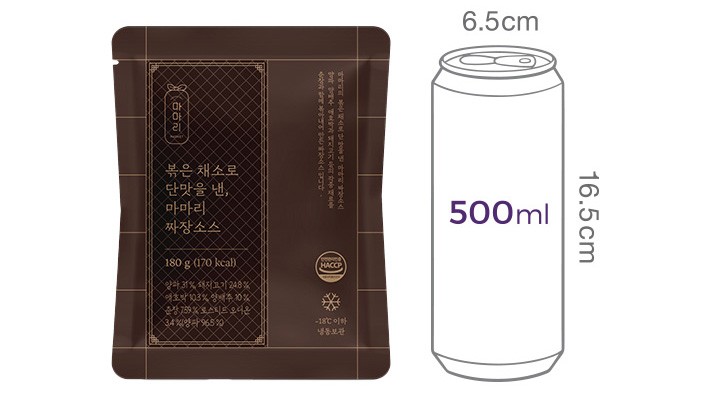 [마마리] 국산 돼지고기를 가득 담은 짜장소스