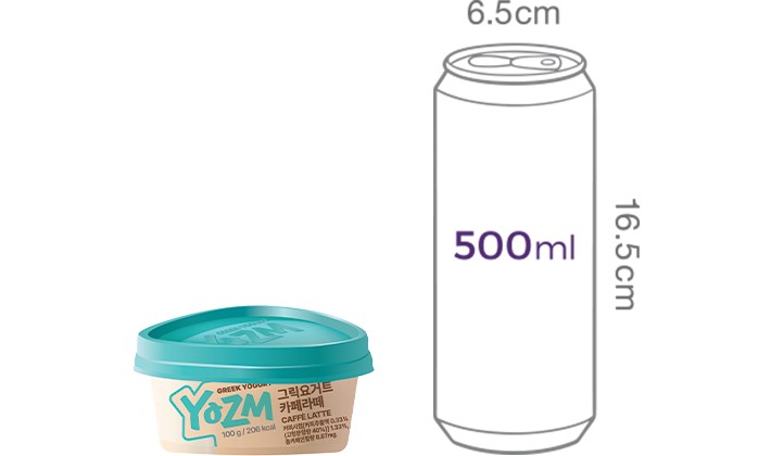 [YOZM] 카페라떼 그릭요거트 100g