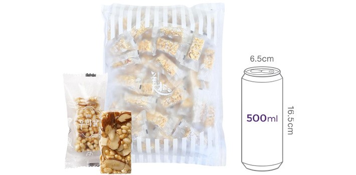 [미송당] 아몬드톡톡 우리쌀 현미강정 500g