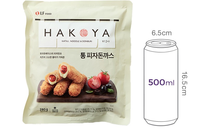 [하코야] 통 피자돈까스 280g