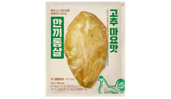 [한끼통살] 소스 닭가슴살 고추마요맛 (1입)