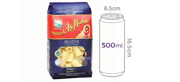 [디마르티노] 리가토니 그라냐노 IGP 500g