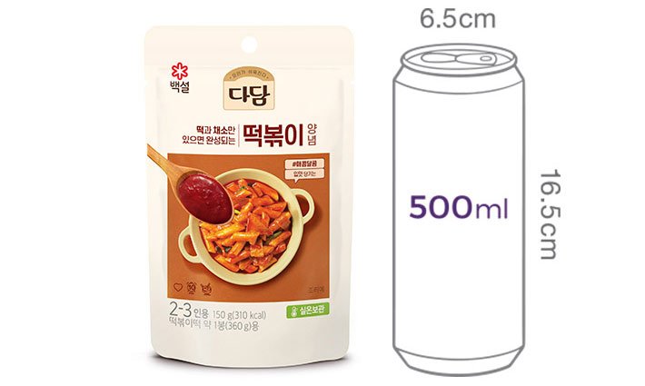 [다담] 국물떡볶이 양념 145g