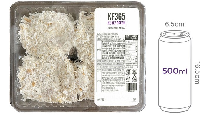 [KF365] 생 등심 돈까스 8입 1kg (냉장)