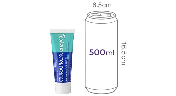 [큐라덴] 큐라프록스 엔자이칼 1450 고불소 잇몸 치약 75mL